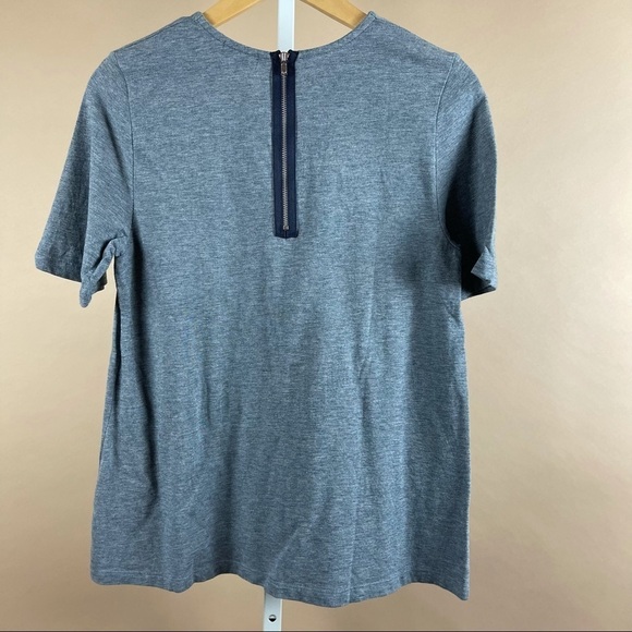 GAP Large Abyss Gwen Top Back Exposed Zipper Career Teacher Office Modern - Picture 3 of 7